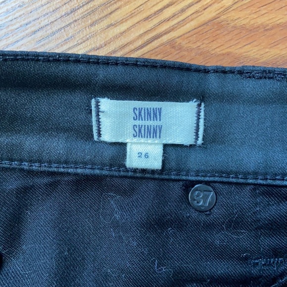 Madewell Skinny Skinny Coated High Rise Black Jeans - Picture 4 of 10